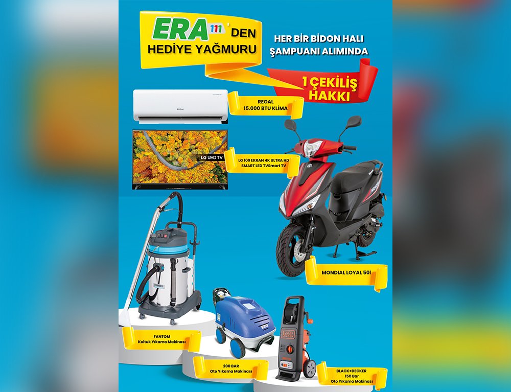 Era 111 Çekiliş Yağmuru