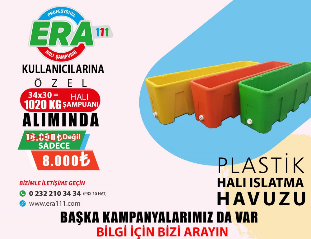 Plastik Halı Islatma Havuzu 1020 Kg Alıma (Devam Ediyor)