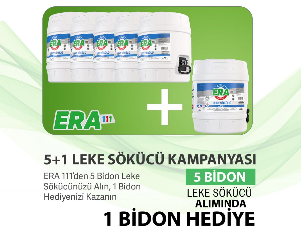 5 Bidon Leke Sökücü Alımına 1 Bidon Hediye (Devam Ediyor)